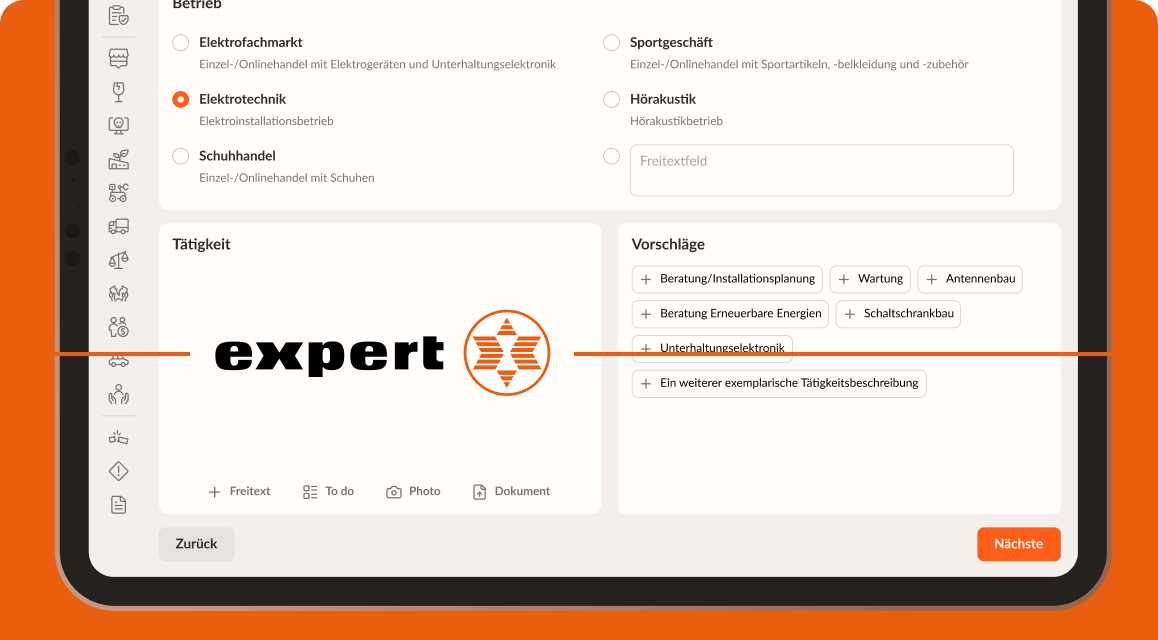 Expert App Preview